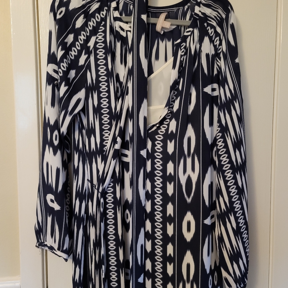 Banana Republic shirt dress with slip